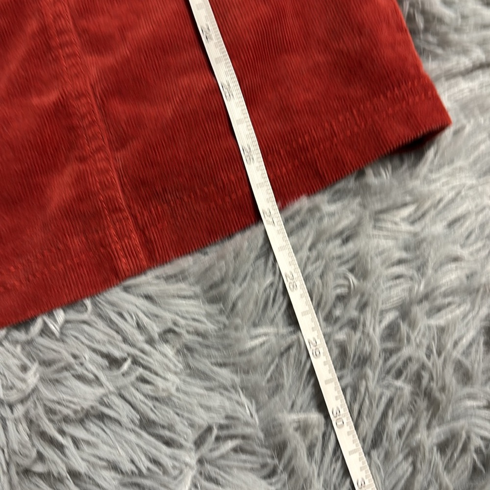 Y2K Burnt Orange Corduroy Dress - Picture 13 of 16